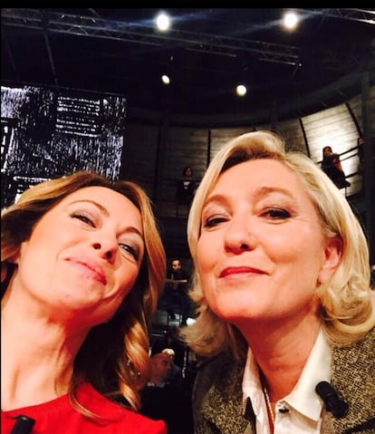 Meloni y Le Pen