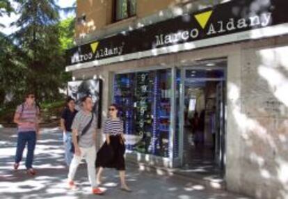 Peluquería de la cadena Marco Aldany.