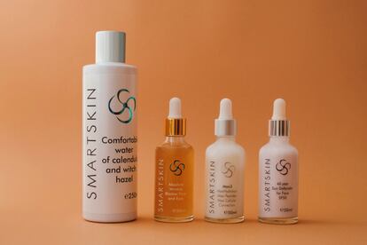 Gama de productos con la que Smart Skin se presenta al mercado.