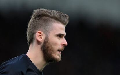 De Gea, en un partido con el United el pasado mes de enero.