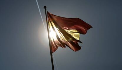 Una bandera d&#039;Espanya.