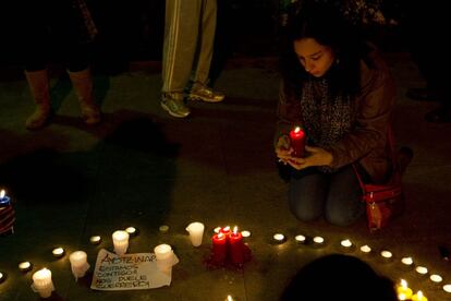 En Guatemala también salió gente a las calles a pedir justicia por los estudiantes de la Normal Rural de Ayotzinapa
