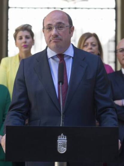 El expresidente de Murcia Pedro Antonio Sánchez.