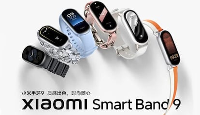 Colores y diseño de la pulsera inteligente Xiaomi Smart Band 9