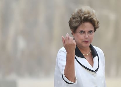 Dilma, no dia 1 de março no Rio.