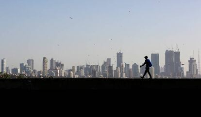 Horizonte del distrito financiero de Bombay.
