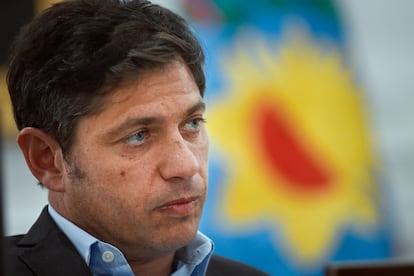 Axel Kicillof en su despacho de la ciudad de La Plata, Buenos Aires (Argentina), en septiembre de 2024.