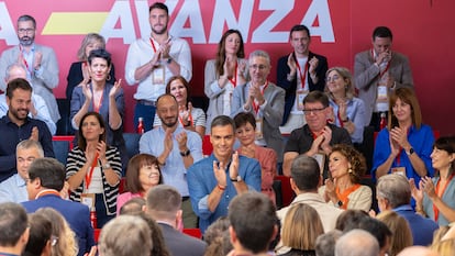 Pedro Sánchez presidía el 8 de septiembre la reunión del Comité Federal del PSOE, en una imagen del partido.