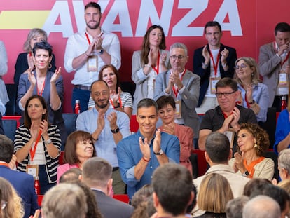 Pedro Sánchez presidía el 8 de septiembre la reunión del Comité Federal del PSOE, en una imagen del partido.