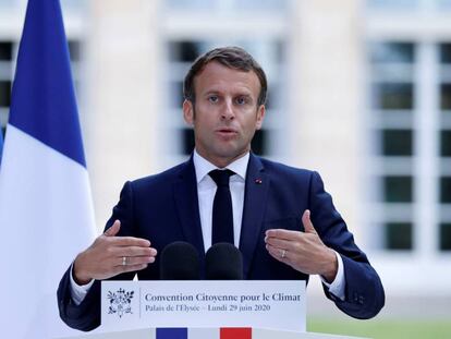 El presidente francés, Emmanuel Macron.