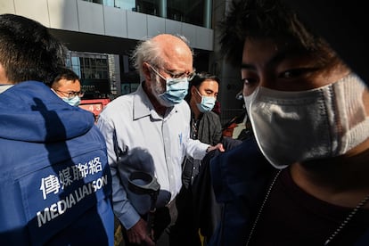 Detención del abogado estadounidense John Clancey en Hong Kong.