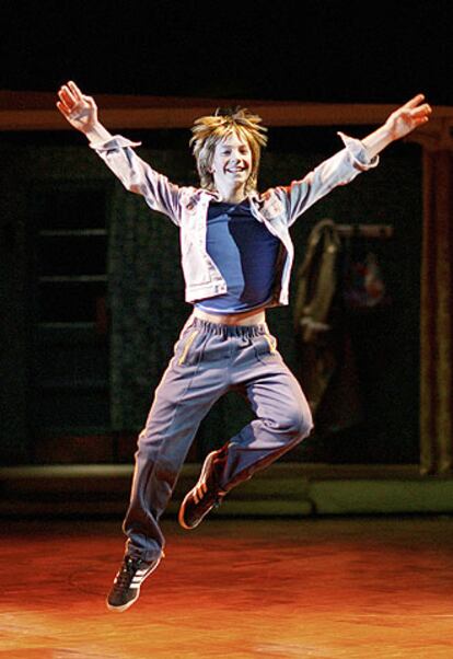 James Lomas, en una escena de <i>Billy Elliot.</i>