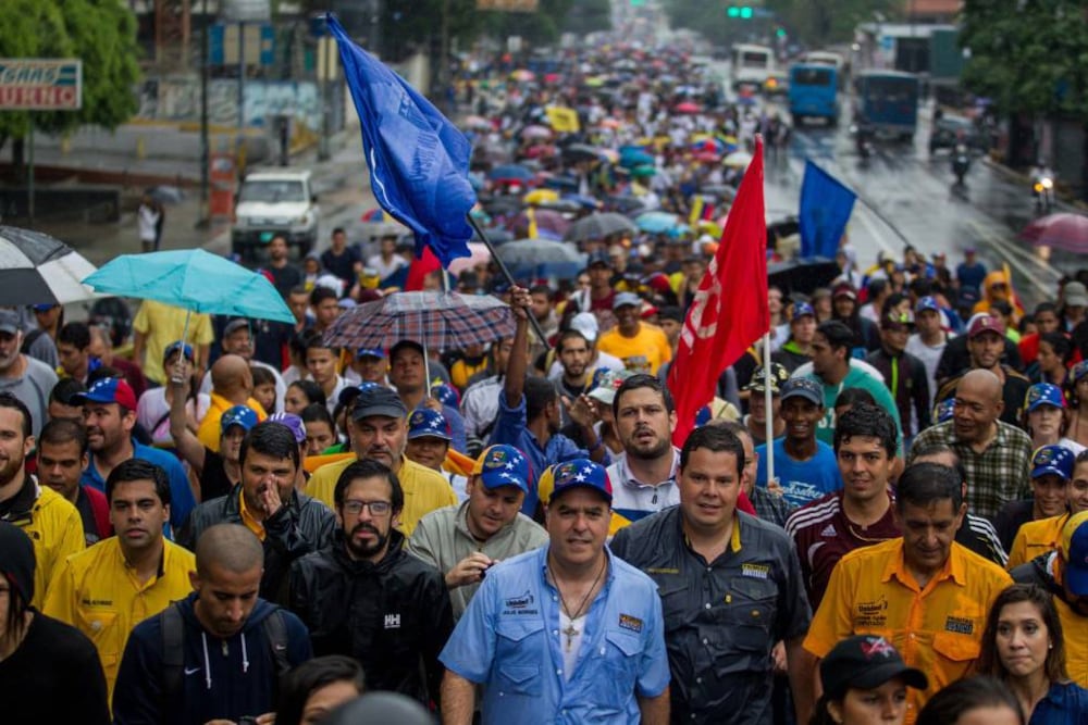 La oposición venezolana recobra el impulso con la protesta en la calle ...