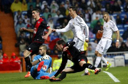 Ronaldo marca el primer gol del partido
