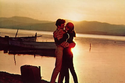 Audrey Hepburn y Albert Finney en Dos en la carretera (Stanley Donen, 1967).