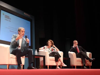 El expresidente Jos&eacute; Luis Rodr&iacute;guez Zapatero, en C&oacute;rdoba.