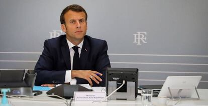 El presidente francés, Emmanuel Macron.