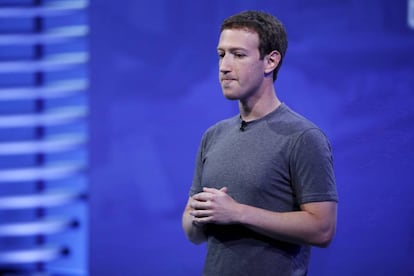 Mark Zuckerberg durante una conferencia en San Francisco.
