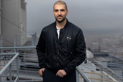 Pablo Álvarez, en la terraza del Ministerio de Ciencia, en Madrid.