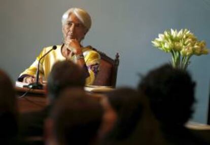La directora gerente del Fondo Monetario Internacional (FMI), Christine Lagarde. EFE/Archivo