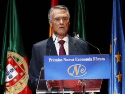 El presidente de Portugal Aníbal Cavaco Silva.