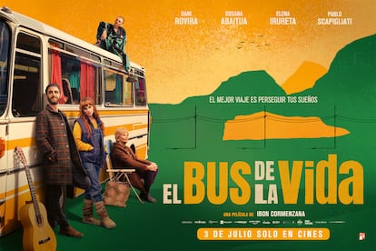 Cartel promocional de la película 'El Bus de la vida', en cines el 3 de julio.