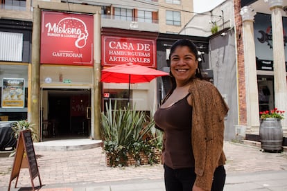 Senaly Duno, migrante venezolana que inició su negocio en Colombia. Foto: Banco Mundial