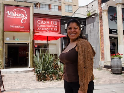 Senaly Duno, migrante venezolana que inició su negocio en Colombia. Foto: Banco Mundial