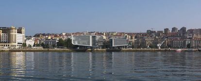 El Centro Botín, del arquitecto Renzo Piano, en el puerto de Santander.