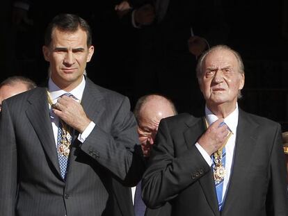 El Príncipe y el Rey, en una imagen de archivo.