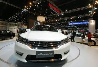 Un Honda Accord expuesto en el 34º Salón Internacional del Automóvil de Bangkok (Tailandia)EFE/Archivo