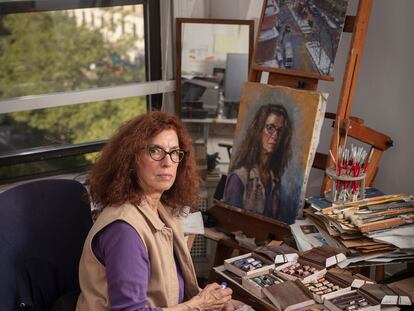 Jane Rosenberg, en su estudio en Nueva York.