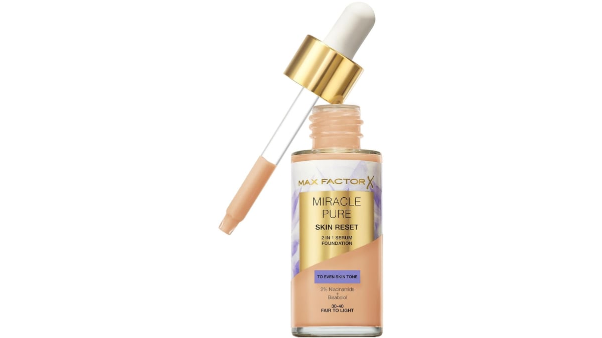 Sérum con color Max Factor Miracle Pure Skin Reset.