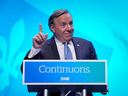 Francois Legault electo en Quebec
