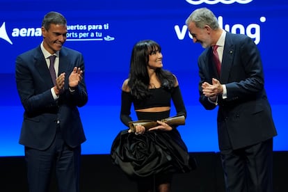 Aitana encuentro rey Felipe VI