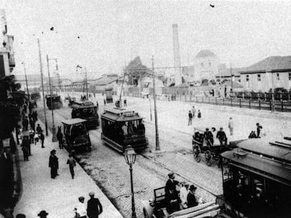 Imagen de Lisboa en 1918.