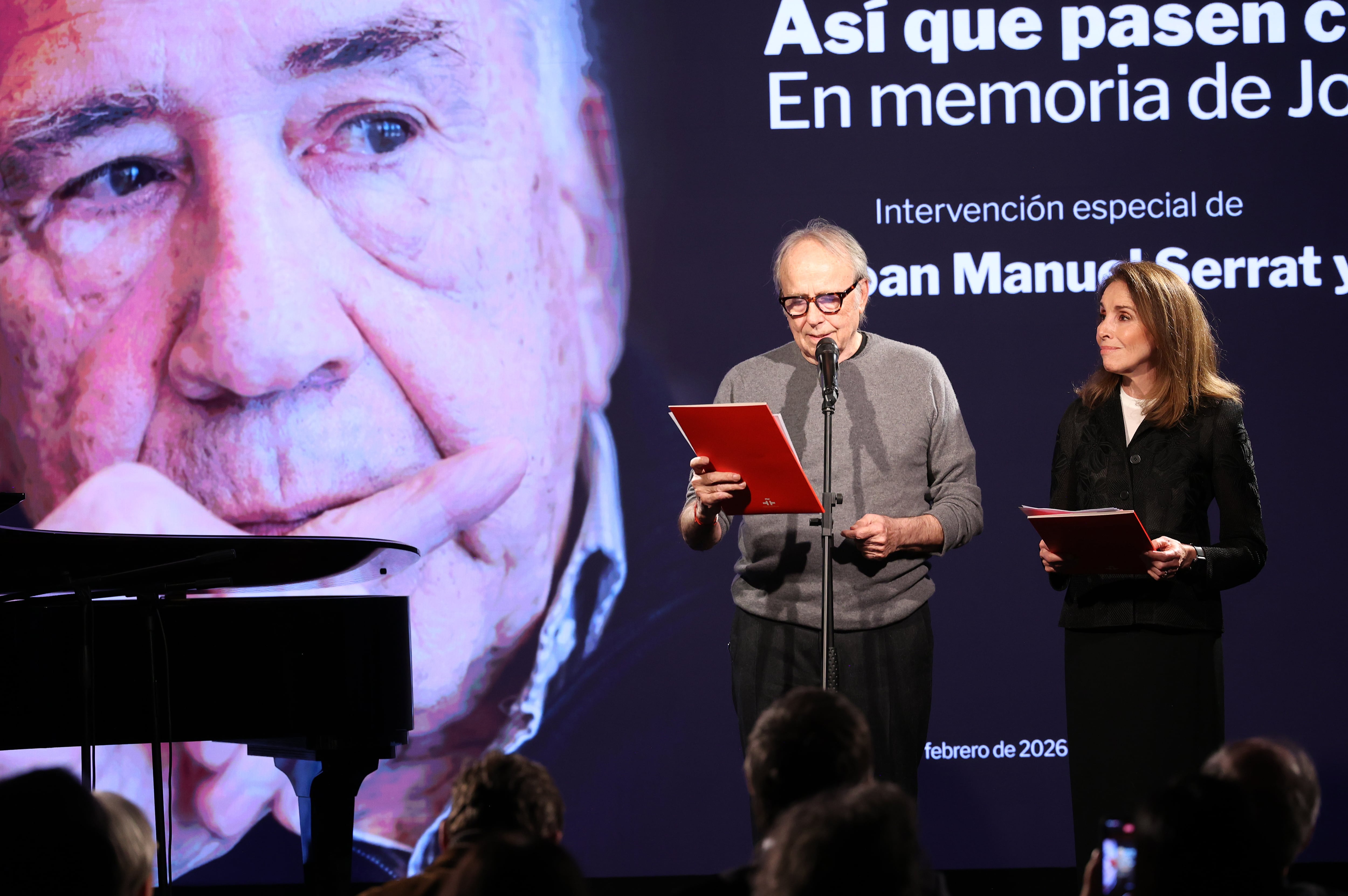 Serrat, Ana Belén e Poveda in concerto: ricordano Joan Margarit, "il poeta musicale