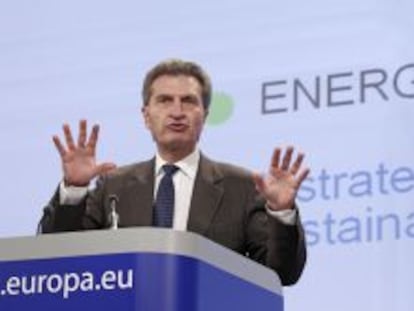 G&uuml;nther Oettinger, comisario europeo de Energ&iacute;a.