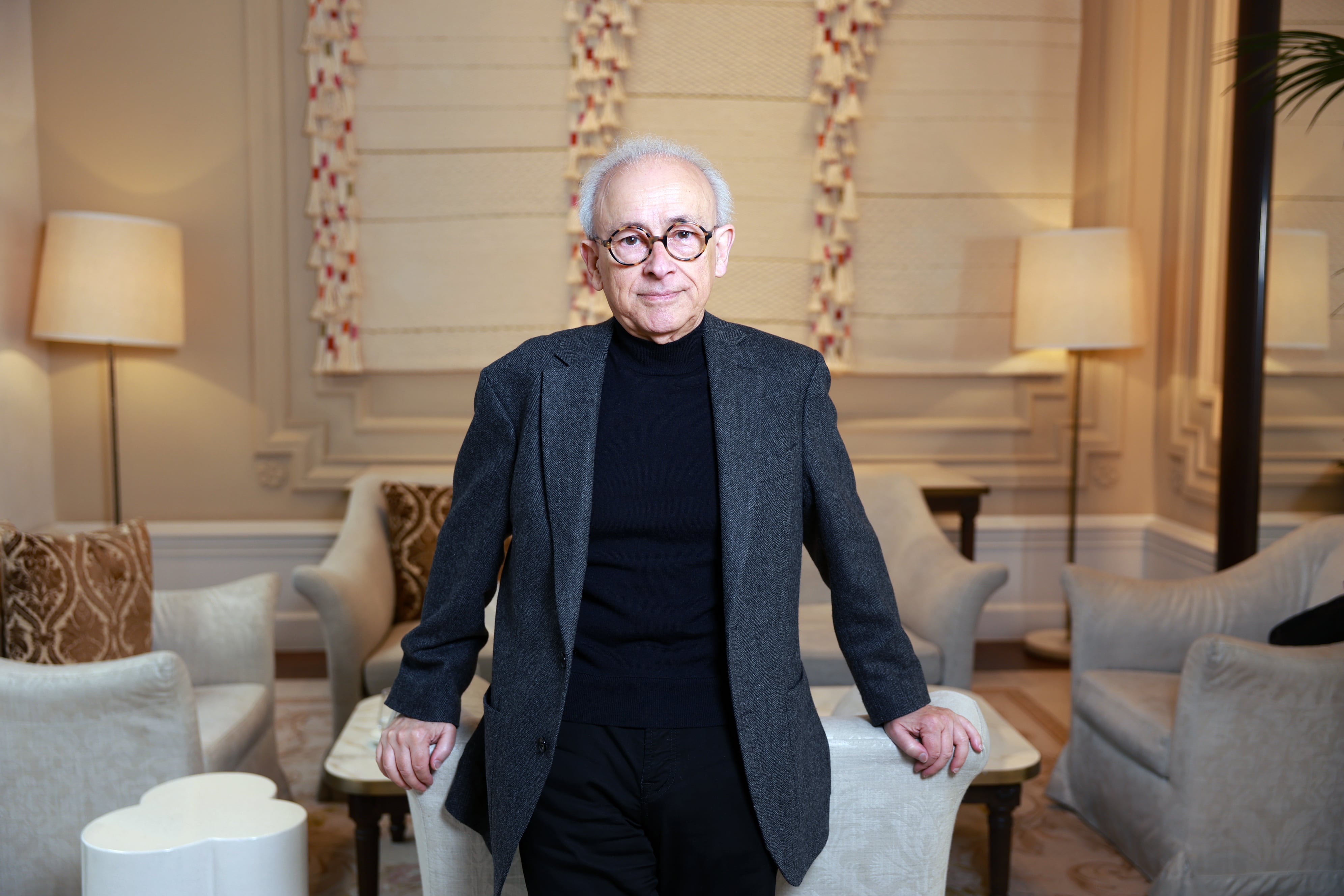 Antonio Damasio, fotografiado el lunes en un hotel de Madrid.