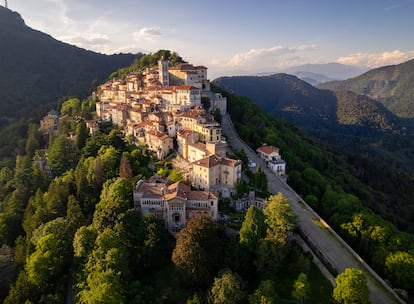 El santuario de Santa Maria del Monte, en Varese.