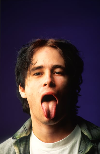 Jeff Buckley fotografiado en Bélgica en 1995.