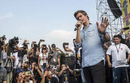 Carlos Baute en el Venezuela Aid Live.