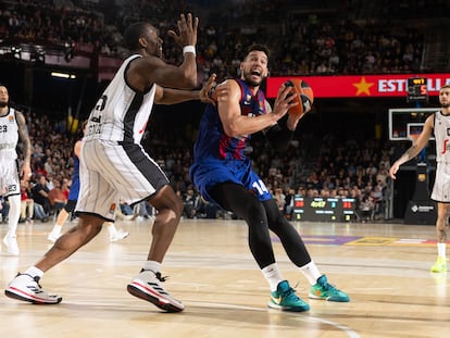 Willy Hernangomez, ante la Virtus Bolonia.