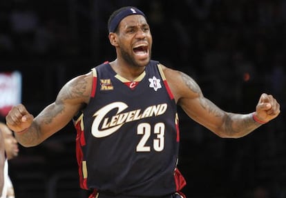 LeBron James, con los Cavaliers en 2009