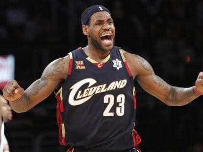 LeBron James, com os Cavaliers em 2009.