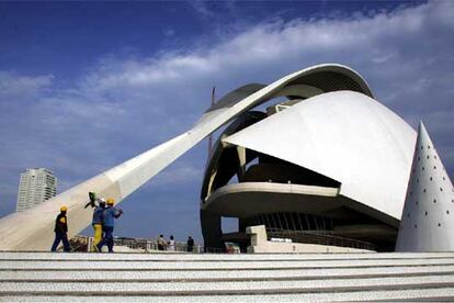 Vista del Palau de les Arts Reina Sofía de Valencia.