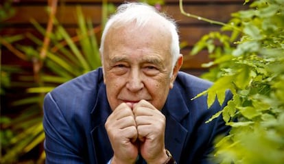 El autor Robert Skidelsky, retratado ayer en Madrid.