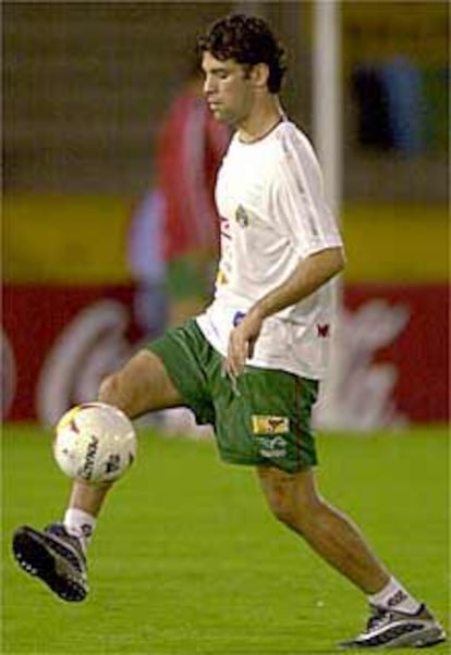 Márquez, durante un entrenamiento con la selección mexicana.