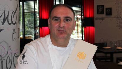 Spanish chef José Andres trained under Ferran Adrià at the El Bulli restaurant.
