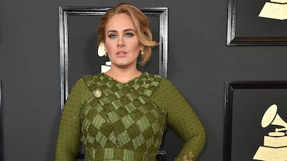 La cantante Adele, en Los Ángeles, en 2017.